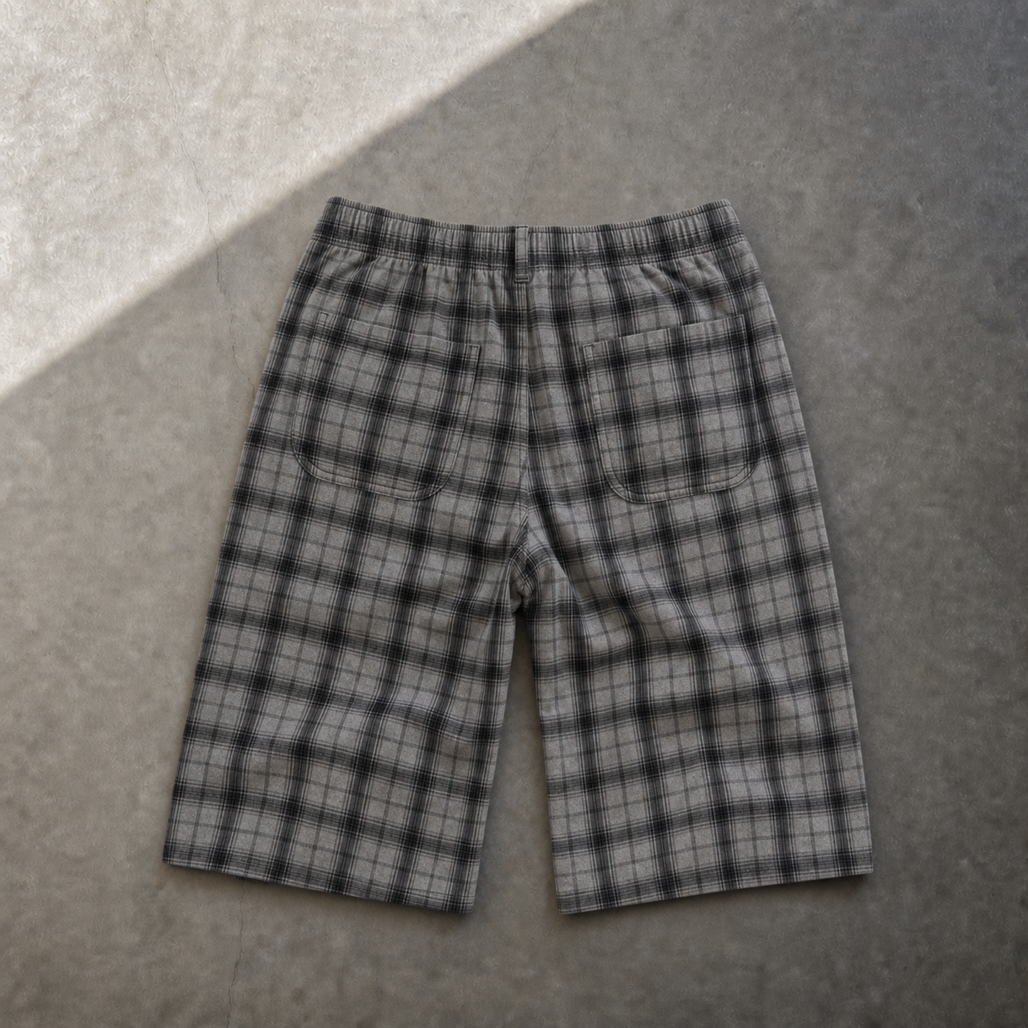 plaid shorts